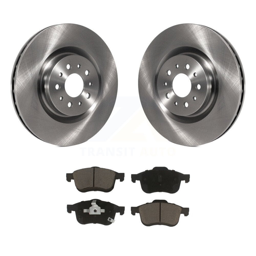 Disc Brake Rotors And Ceramic Pads Front Kit For 2015-2021 Ram ProMaster City