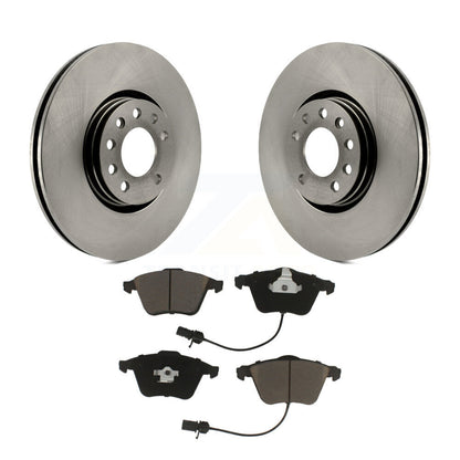 Brake Rotors Ceramic Pad Front Kit For Saab 9-3X With 314mm Diameter Rotor