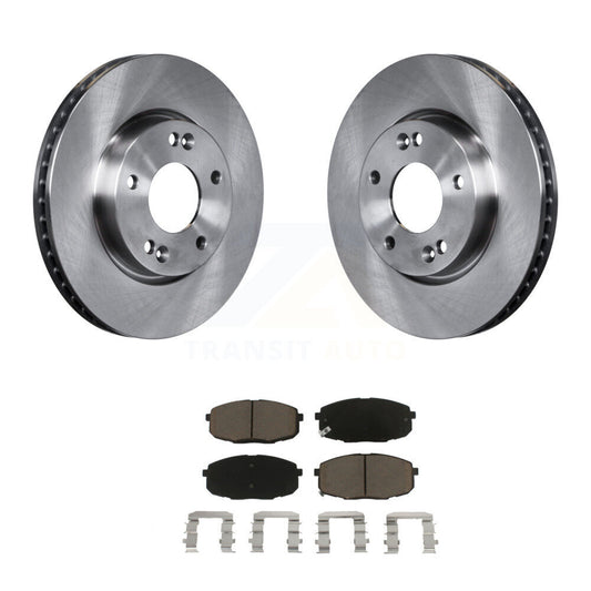 Disc Brake Rotors And Ceramic Pads Front Kit For Kia Forte Koup Forte5