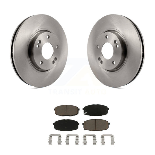 Disc Brake Rotors And Ceramic Pads Front Kit For Kia Forte Koup Forte5