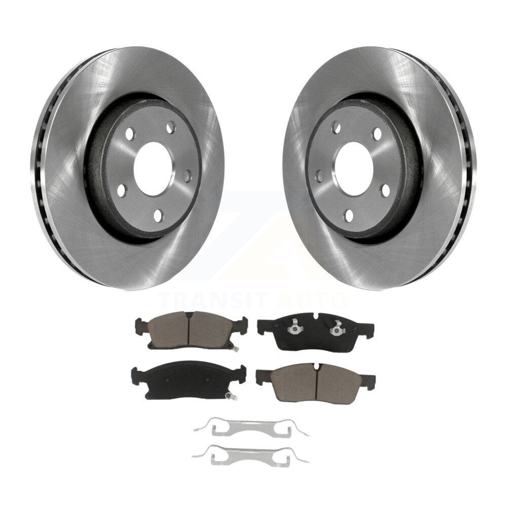 Disc Brake Rotor And Ceramic Pad Front Kit For Jeep Grand Cherokee Dodge Durango