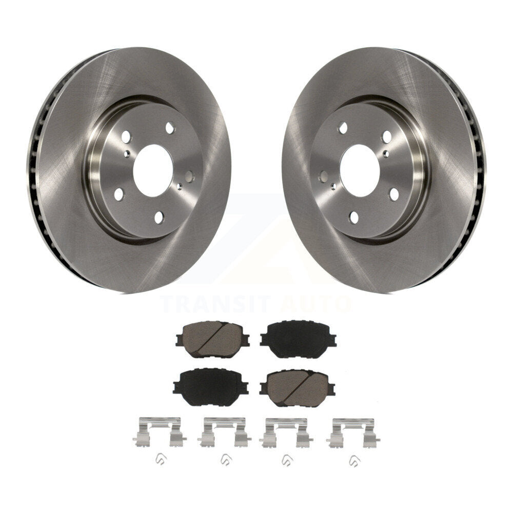 Disc Brake Rotors And Ceramic Pads Front Kit For Lexus IS250