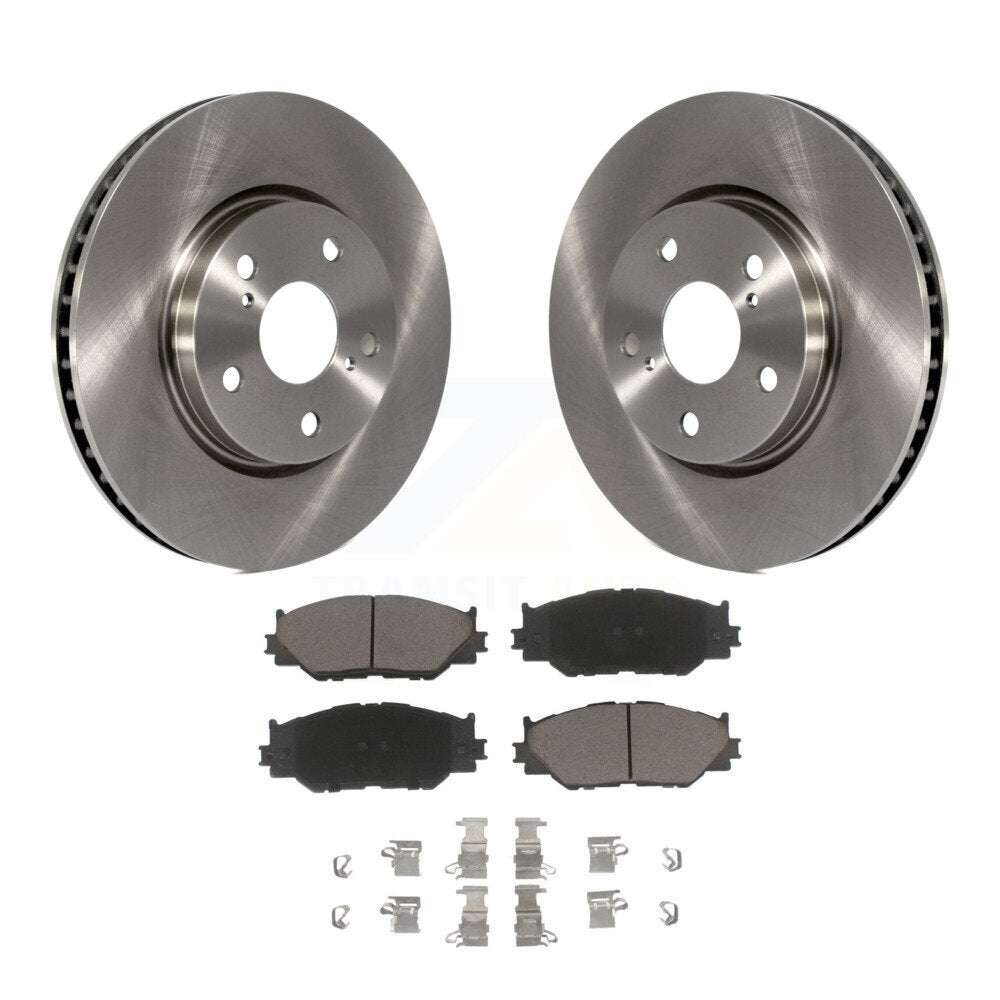 Disc Brake Rotors And Ceramic Pads Front Kit For Lexus IS250