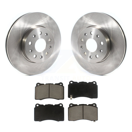 Disc Brake Rotor And Ceramic Pad Front Kit For Chevrolet Camaro Cadillac CTS CT6