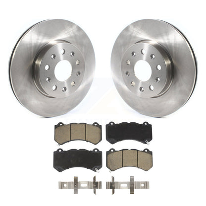Disc Brake Rotors And Ceramic Pads Front Kit For Chevrolet Camaro LT LS