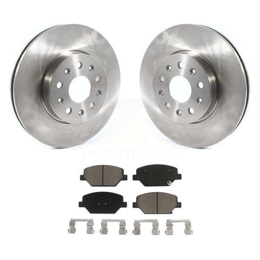 Brake Rotor & Ceramic Pad Front Kit For Chevrolet Camaro Without Brembo Calipers