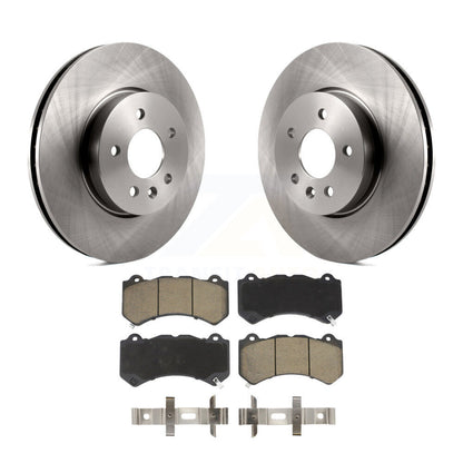 Disc Brake Rotors And Ceramic Pads Front Kit For Cadillac ATS V