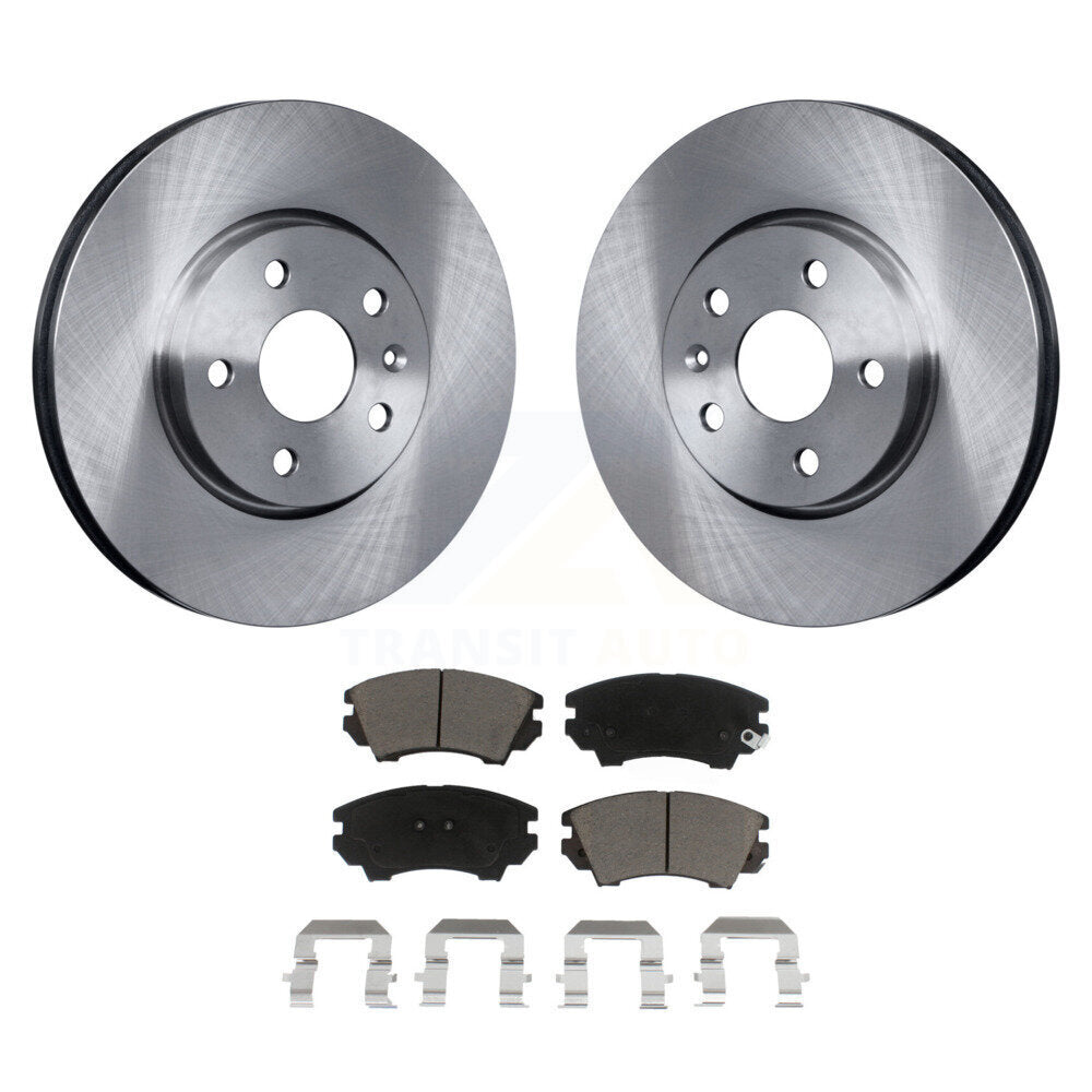 Disc Brake Rotors And Ceramic Pads Front Kit For Chevrolet Camaro GMC Terrain