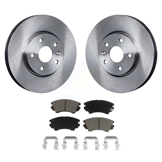 Disc Brake Rotors And Ceramic Pads Front Kit For Chevrolet Camaro GMC Terrain
