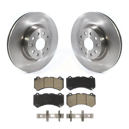 Disc Brake Rotors And Ceramic Pads Front Kit For Cadillac CTS