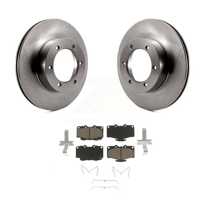Disc Brake Rotors And Ceramic Pads Front Kit For Toyota Pickup 4Runner