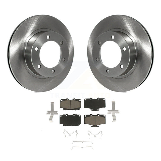 Disc Brake Rotors And Ceramic Pads Front Kit For Toyota 4Runner