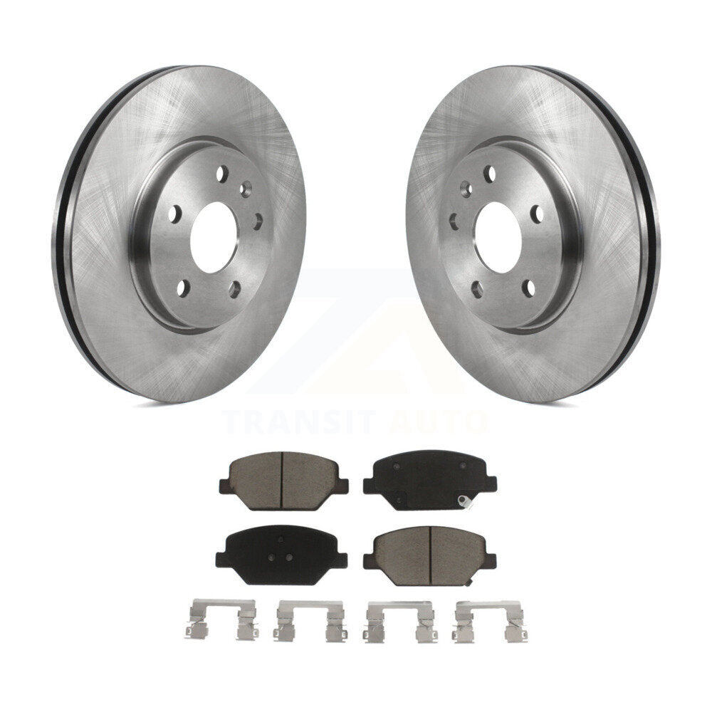 Disc Brake Rotors And Ceramic Pad Front Kit For 2019 Buick Envision Cadillac XT4
