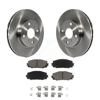 Disc Brake Rotors And Ceramic Pads Front Kit For Toyota Yaris Prius C Scion iQ