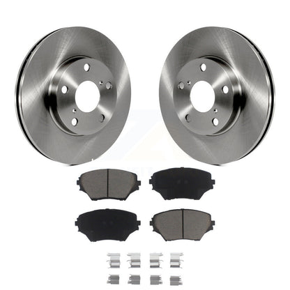 Disc Brake Rotors And Ceramic Pads Front Kit For Toyota RAV4
