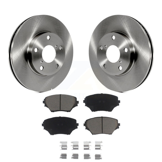 Disc Brake Rotors And Ceramic Pads Front Kit For Toyota RAV4