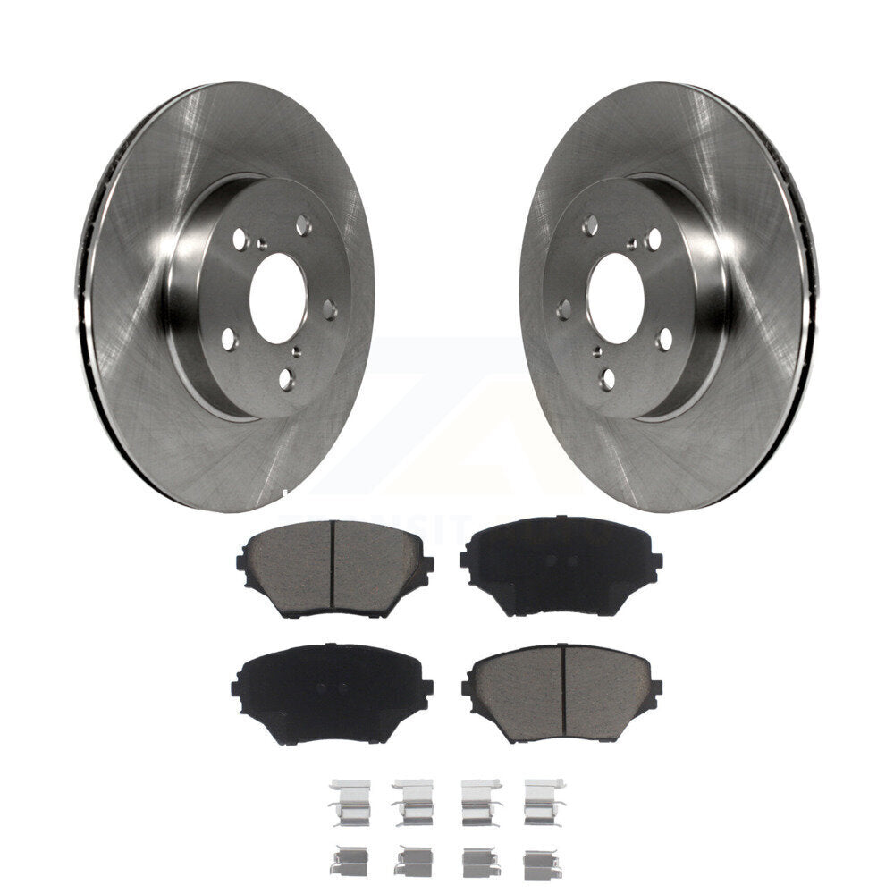 Brake Rotor And Ceramic Pad Front Kit For Toyota RAV4 BATTERY EV (EV BEV) engine