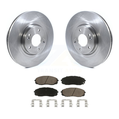 Disc Brake Rotors And Ceramic Pads Front Kit For 2015-2021 Kia Sedona