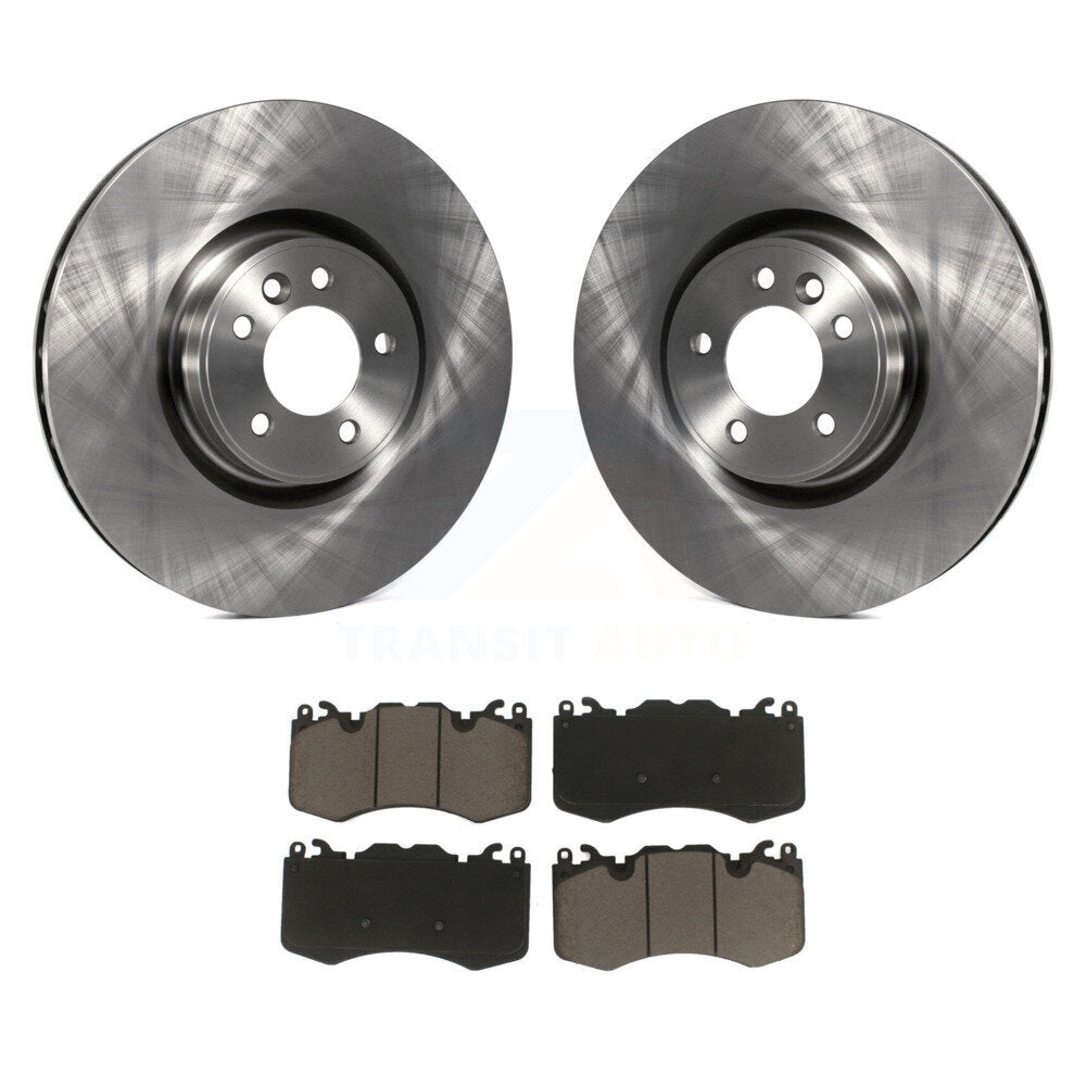Disc Brake Rotors And Ceramic Pads Front Kit For Land Rover Range Sport