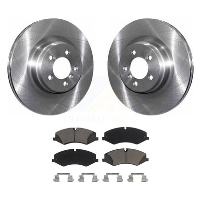 Brake Rotor Ceramic Pad Front Kit For 10-12 Land Rover Range Naturally Aspirated