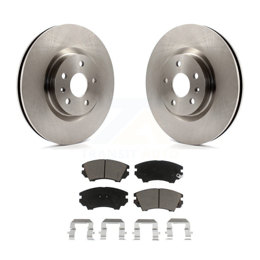Disc Brake Rotors And Ceramic Pads Front Kit For 2011-2017 Chevrolet Caprice