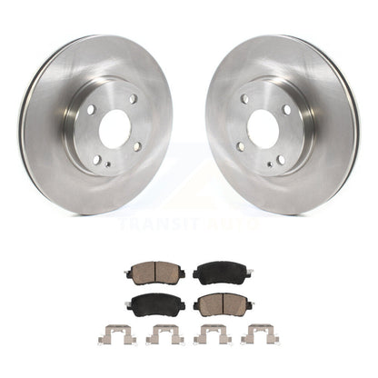 Disc Brake Rotors And Ceramic Pads Front Kit For Toyota Yaris iA Scion