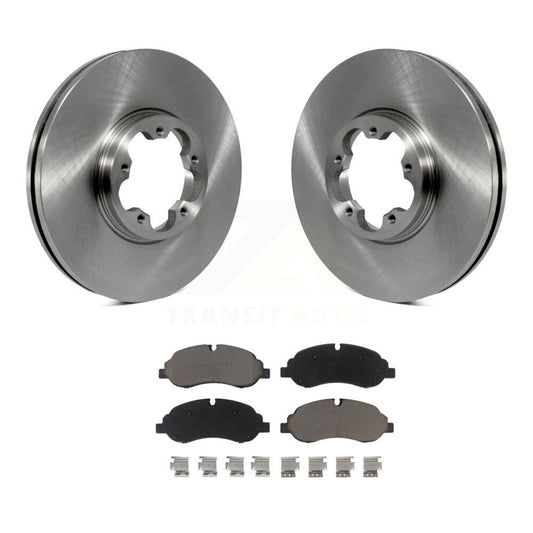 Brake Rotor & Ceramic Pad Front Kit For Ford Transit-250 Transit-150 Transit-350