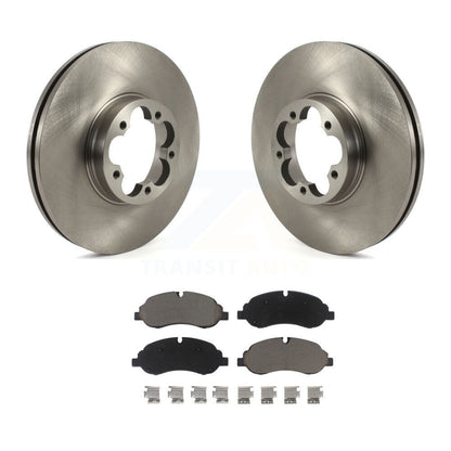 Disc Brake Rotors And Ceramic Pads Front Kit For Ford Transit-350 HD