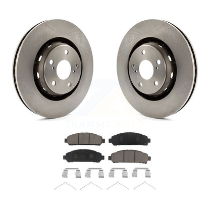 Disc Brake Rotors And Ceramic Pads Front Kit For 2009-2016 Toyota Venza
