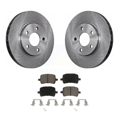 Disc Brake Rotors And Ceramic Pads Front Kit For Chevrolet Malibu Pontiac G6