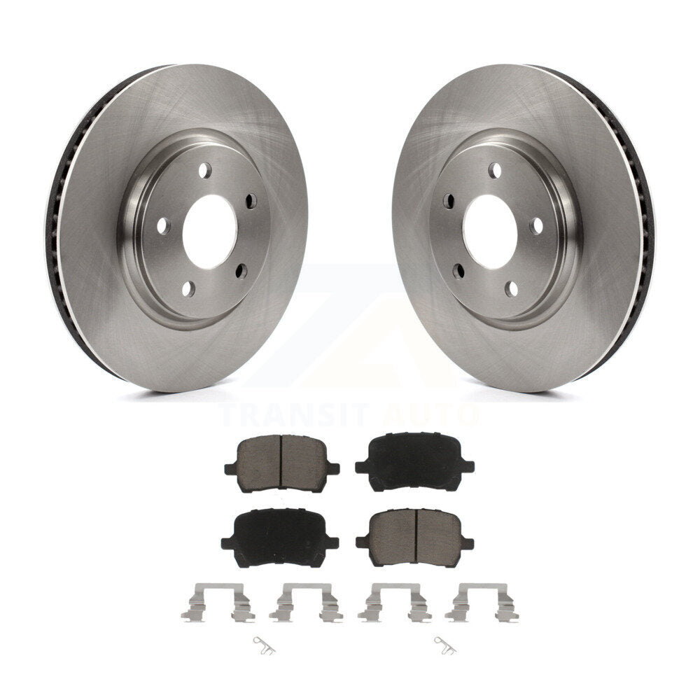 Brake Rotor Ceramic Pad Front Kit For Chevrolet Malibu Pontiac G6 Cobalt G5 Aura