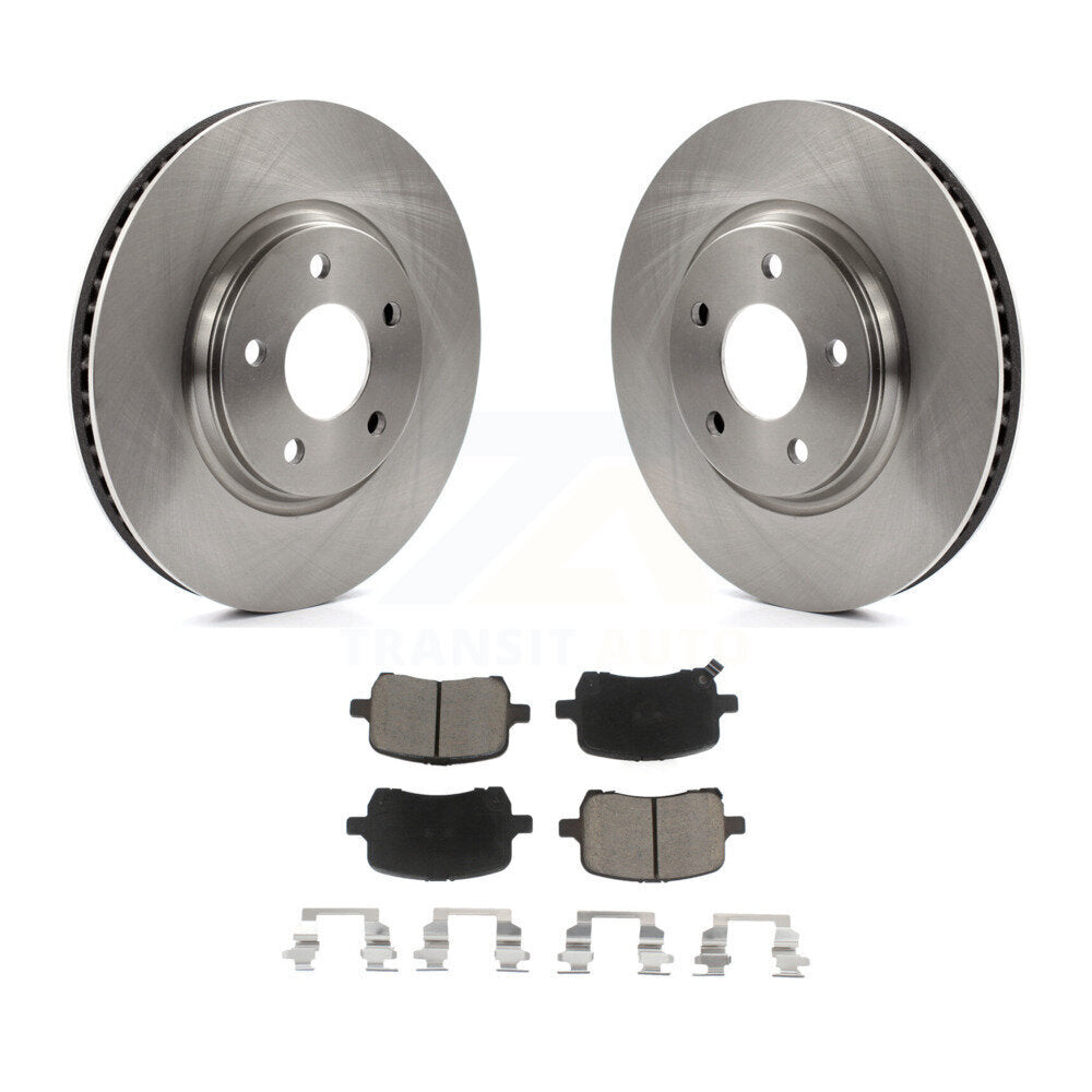 Brake Rotor Ceramic Pad Front Kit For Chevrolet Pontiac Cobalt G5 Saturn Ion HHR