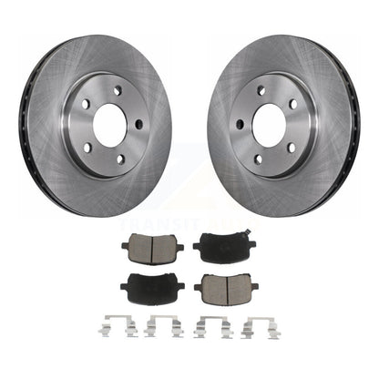 Disc Brake Rotors And Ceramic Pads Front Kit For Chevrolet Malibu