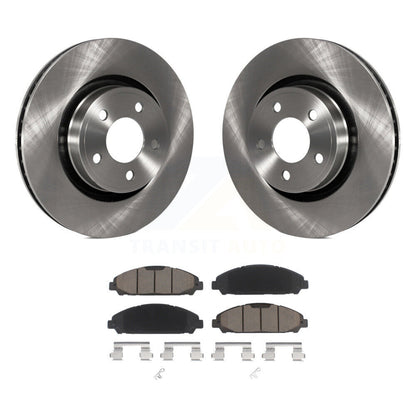 Disc Brake Rotors And Ceramic Pads Front Kit For Ford Mustang