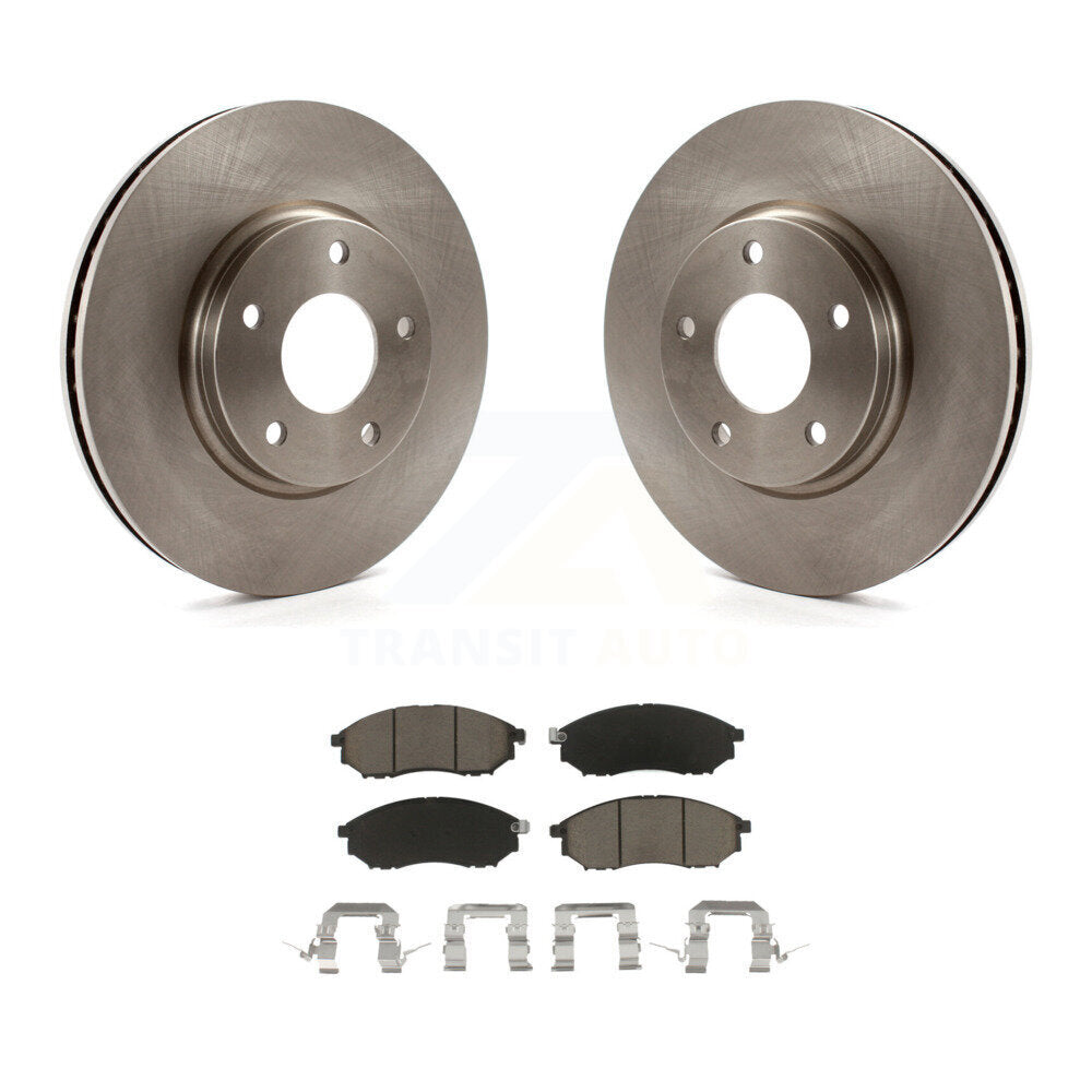 Disc Brake Rotors And Ceramic Pads Front Kit For INFINITI Q45 M45