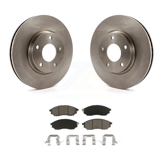 Disc Brake Rotors And Ceramic Pads Front Kit For INFINITI Q45 M45