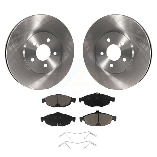 Disc Brake Rotors And Ceramic Pads Front Kit For Chrysler Sebring Dodge Stratus
