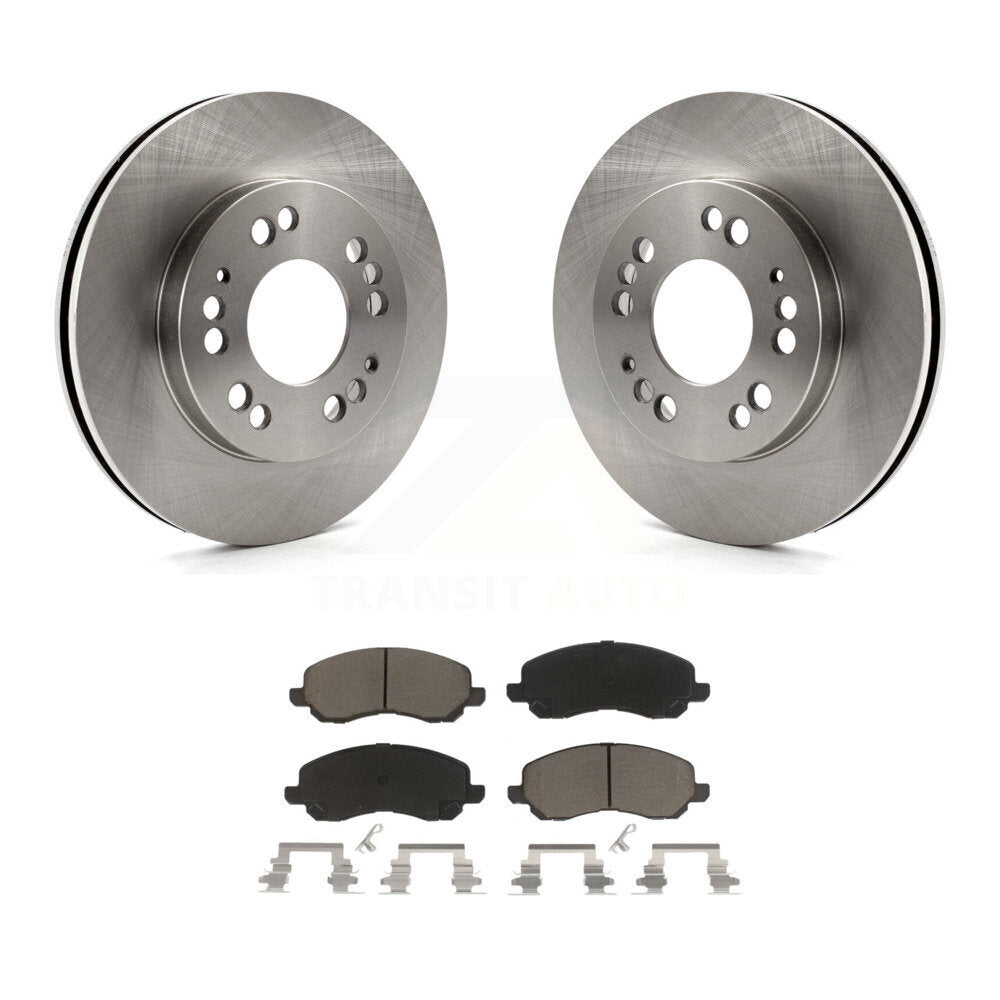 Brake Rotors Ceramic Pad Front Kit For Mitsubishi Eclipse Galant From 06/01 2.4L