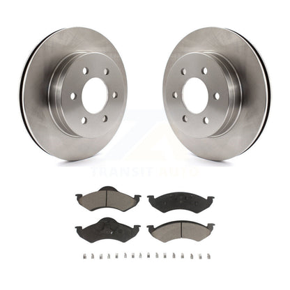 Disc Brake Rotors And Ceramic Pads Front Kit For 2000-2002 Dodge Dakota Durango