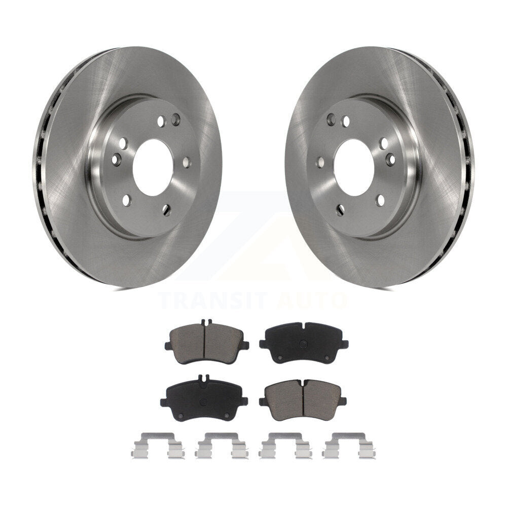 Disc Brake Rotors And Ceramic Pads Front Kit For Mercedes-Benz C230 C240