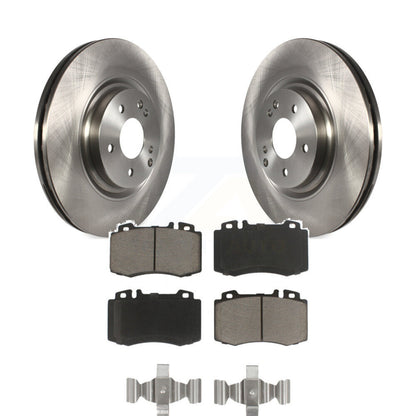 Disc Brake Rotors And Ceramic Pads Front Kit For Mercedes-Benz C230 SLK350 C320