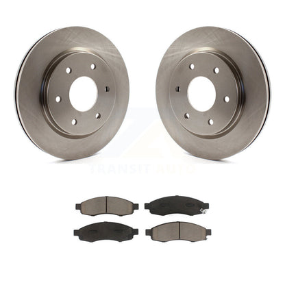 Disc Brake Rotor And Ceramic Pad Front Kit For Nissan TITAN INFINITI QX56 Armada