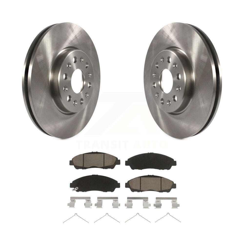 Brake Rotor Ceramic Pad Front Kit For Chevrolet Traverse GMC Acadia Buick Blazer