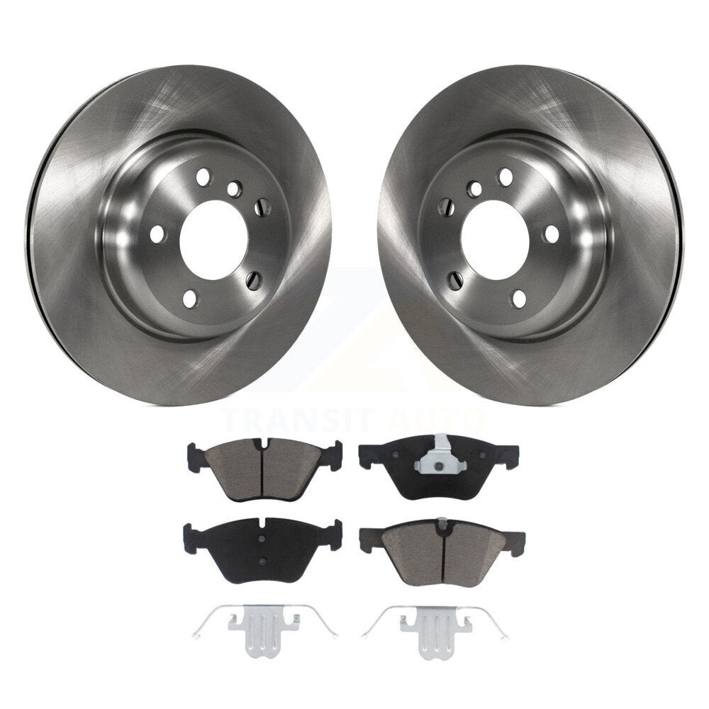 Disc Brake Rotors And Ceramic Pads Front Kit For BMW 528i xDrive