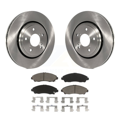 Disc Brake Rotors And Ceramic Pads Front Kit For Honda Pilot Ridgeline Acura MDX