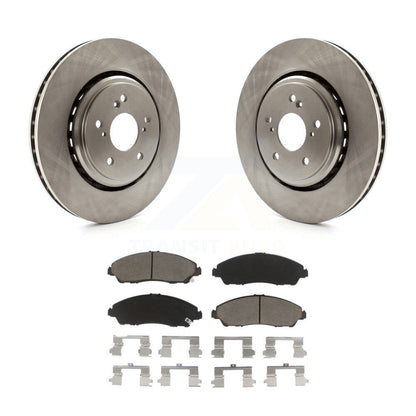 Disc Brake Rotors And Ceramic Pads Front Kit For 2014-2016 Acura MDX
