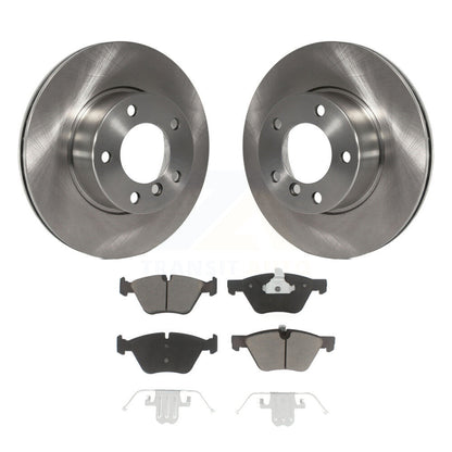 Disc Brake Rotors And Ceramic Pads Front Kit For BMW 528i 525i