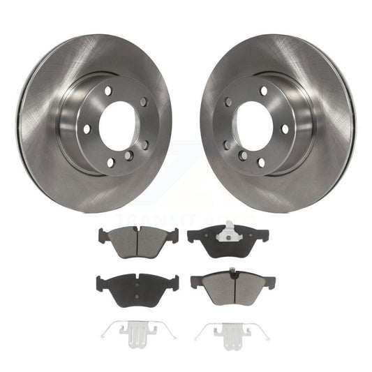Disc Brake Rotors And Ceramic Pads Front Kit For BMW 528i 525i