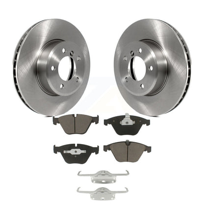 Brake Rotor Ceramic Pad Front Kit For BMW 530i 530xi 528i xDrive 525i 535i 535xi
