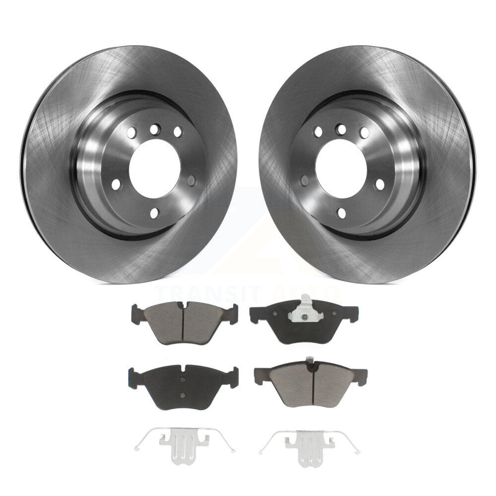 Disc Brake Rotors And Ceramic Pads Front Kit For BMW X1 330i 330xi